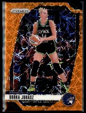 2024 Panini Prizm WNBA #123 Dorka Juhasz Orange Velocity Prizms Minnesota Lynx