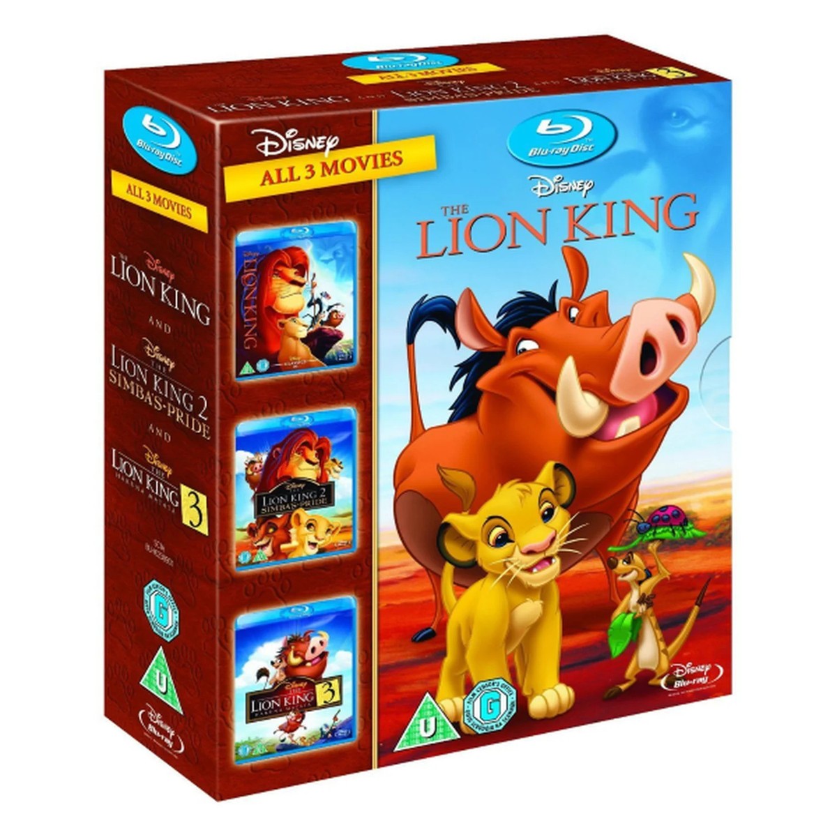 サフラン⭐︎KINGDOM & さくら等DVD・Blu-ray3本セット Disney's The Lion King Trilogy: Part 1 & 2 & 3 [Blu-Ray Box Set