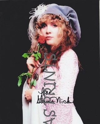 Stevie Nicks Autographed/Signed Photo REPRINTS 8"X10"