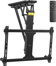 Electric TV Ceiling Mount for 32-70 inch Screens, Remote Controlled Drop Down, 3