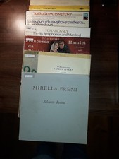 lps vinyl records bundle job lot - classical music all in sleeves, one damaged.