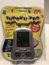 High-Tech Sudoku Pro LCD Large Display Electronic Game 9 Levels / Brand New