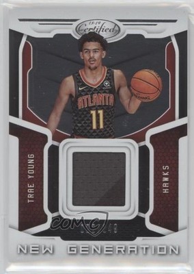 2018-19 Certified New Generation Jerseys /149 Trae Young #NGJ-TY Rookie RC h2o