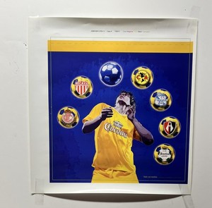 Corona Beer Soccer  Advertising Poster !!!!!