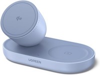 Magnetisches Kabelloses LadegeräT 15W Qi2 Iphone Ladestation FüR Magsafe Blau 1M