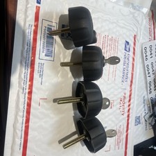 Thule Locking Knobs For Rain Gutter Roof Rack Feet Qty 4