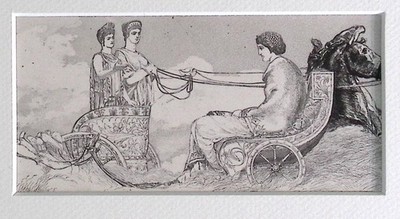 Max Klinger, Venus, Juno und Ceres, Radierung 1880