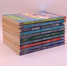 Goosebumps Book Lot Of 10 Vintage RL Stine Horror Give Yourself CYOA 90s Kids