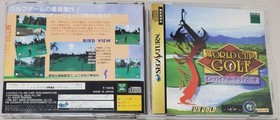 World Cup Golf Hyatt Dorado Beach Sega Saturn SS Japan Import Sports Sim 13+