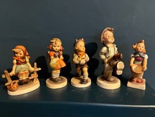 Hummel Goebel  figures 81,82,73,109,112 most in excellent condition, two faults