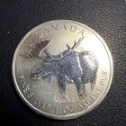 2012 Canada Moose $5 Wildlife Series Coin 1 oz .9999 Fine Silver G9775 — photo 1