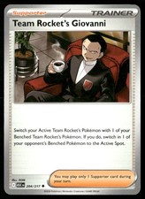Team Rocket's Giovanni 204/217 Uncommon Ascended Heroes Pokemon Near Mint