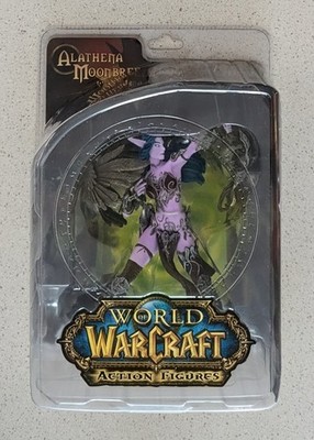 World of Warcraft Night Elf Hunter Alathena Moonbreeze Figure DC Unlimited NEW