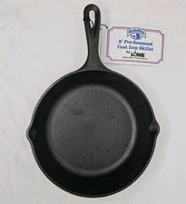*RARE * NEW* Lodge Martha White 8" Cast Iron Skillet 1990s Limited Edition