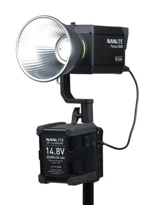 NANLITE Battery Grip für Forza 150 FC 120 V Mount Akku Handgriff mit XLR NEW