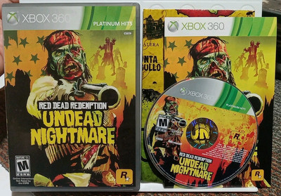 Red Dead Redemption: Undead Nightmare (Xbox 360) Complete Tested MAP & MANUAL 