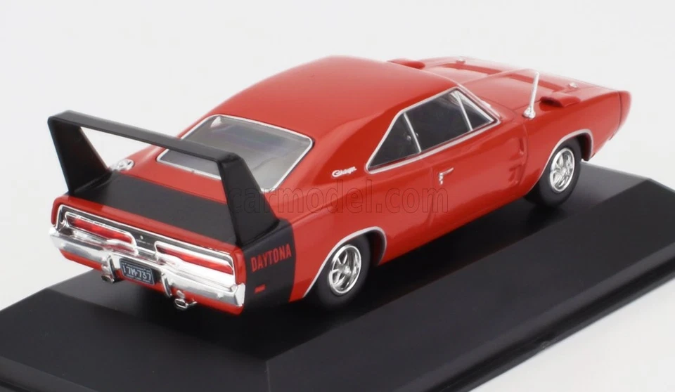 MODELLINO AUTO STATICO DEAGOSTINI DODGE CHARGER DAYTONA 1969 CON VETRINA 1/43 - Immagine 3 di 4
