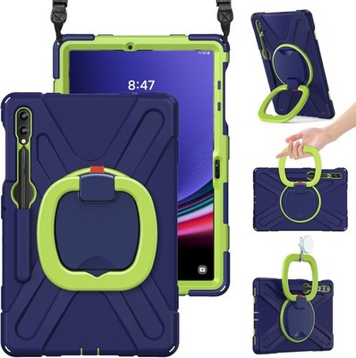 Case for Samsung Galaxy Tab S9 FE+ 12.4 Inch 2023, Heavy Duty Rugged Silicone Co