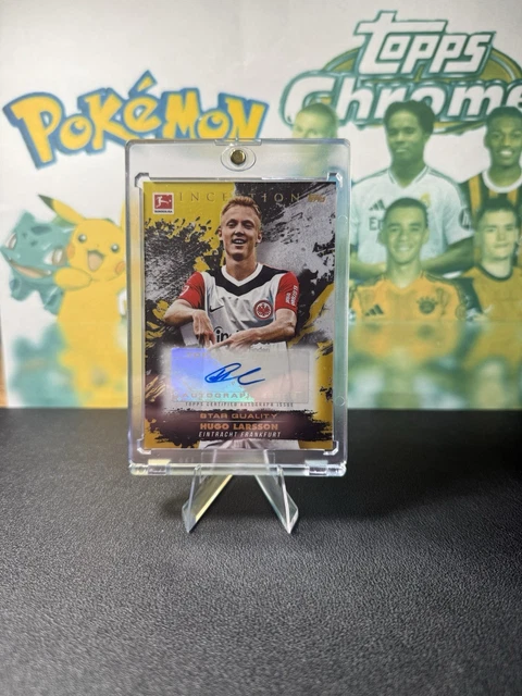 Hugo Larsson Star Quality Autograph 1/1 Topps Bundesliga Inception 2024/25