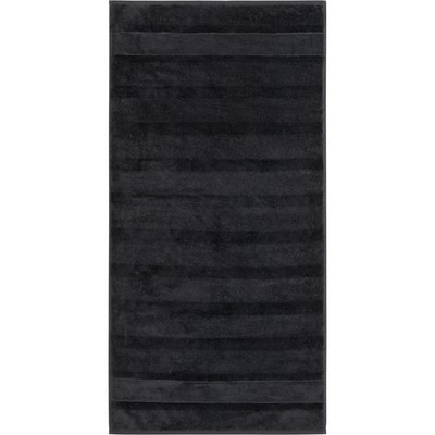 Cawö Duschtuch NOBLESSE² UNI BL 80x160 cm schwarz Badetuch Handtuch