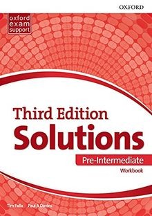 Solutions 3rd Edition Pre-Intermediate. Workbook (S... | Buch | Zustand sehr gut