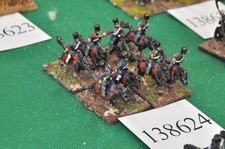 15mm napoleonic / prussian - dragoons 8 figs - cav (138624)