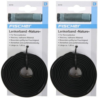 2x Fischer Lenker-Band Nature ca 1,60m Fahrrad MTB Rennrad Handle-Bar Tape Griff