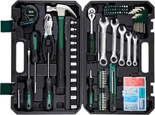 CARTMAN 180 Piece Socket Wrench Auto Repair Tool Combination Green