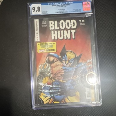 Marvel Comics Blood Hunt: Red Band #2 CGC 9.8 Wolverine Cover Red Band