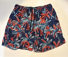 Tropical Athletic Swim Shorts Men s Size medium Cool Palm Tree Design