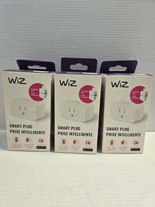 WiZ Prise intelligente Wi-Fi Bluetooth Matière compatible Smart Outlet Beaucoup de 3 neuf