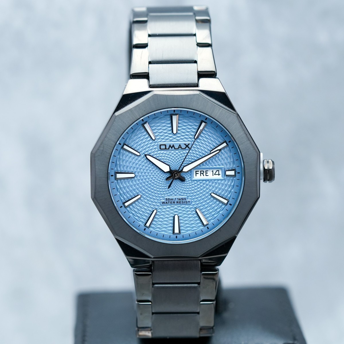 OMAX General Stainless steel Date 42mm Quartz New Men Watch | eBay