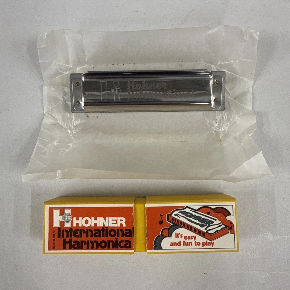 De colección Nuevo en Caja Hohner International Harmonica-Llave de C Hecha en Brasil Fácil de Tocar Foto 4 de 4