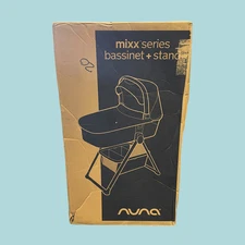 Nuna MIXX series bassinet + stand in Caviar color CD09800CVR made in 2024 #8952