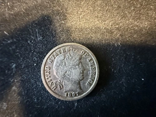 1897 Barber Dime 10c