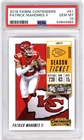 2018 Panini Contenders - Patrick Mahomes II #51 KC Chiefs GEM MINT 10