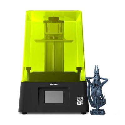 3D Resin Printer Phrozen Sonic Mini 8K S LCD 6.5x2.8x6.7 White Silver Monochrome