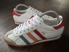 ADIDAS ROM Originals Scarpe da Ginnastica Uomo Terrace, Bianco/Rosso/Blu - Taglia 6,5 (EG6746)