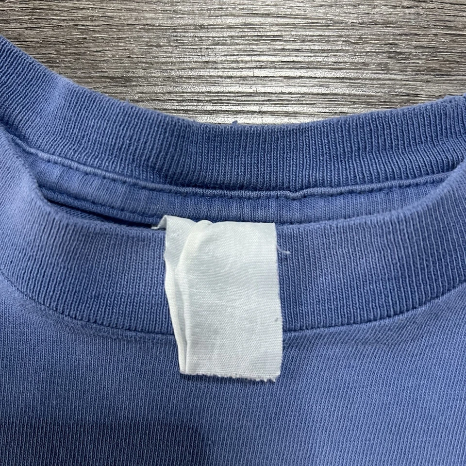 Camiseta Carhartt De Colección Años 90 Para Hombres XL Bolsillo Golpeado Gris Muy Envejecido Foto 2 de 4