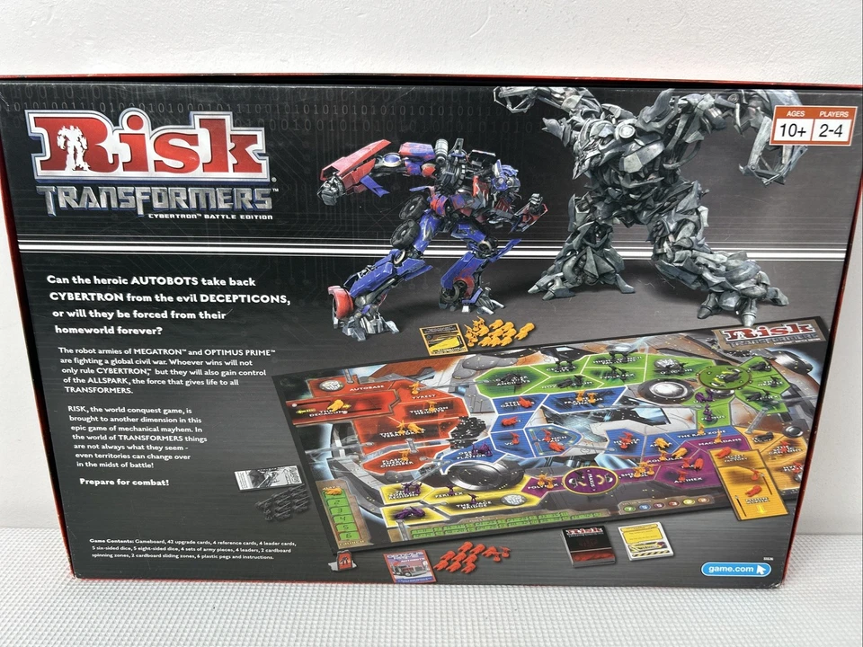 Transformers Risk Board Game Cybertron Battle Edition Hasbro Out of Print VGUC - Image 2 of 4