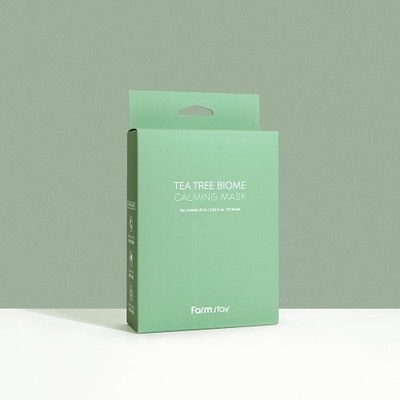 Farmstay Tea Tree Biome Calming Mask 10 Sheets Korean Facial Mask