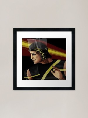 Keeper of the Planets Energy Framed Framed Wall Art Poster Canvas Print Picture