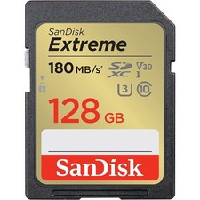 Sandisk 128GB Extreme SD Card 200MB/s SDSDXVA-128G-GNCIN Nikon  More