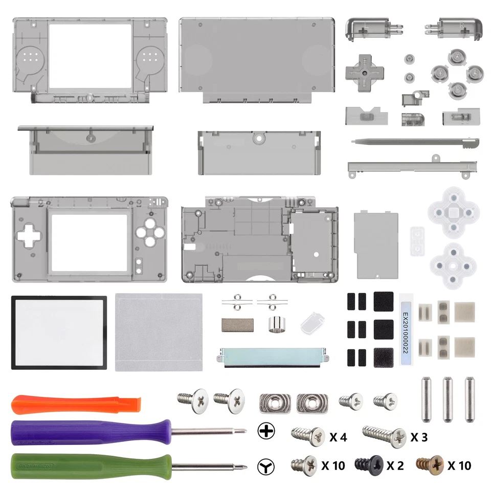 Полностью сменный корпус, корпус, экран, объектив с кнопками для Nintendo DS Lite NDSL - Изображение 4 из 4