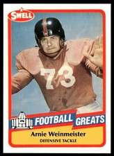 1989 SWELL GREATS ARNIE WEINMEISTER NEW YORK YANKS #123