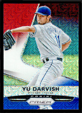 2015 Panini Prizm Yu Darvish Red White and Blue Mojo Prizm #152