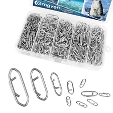 280Pcs Fishing Power Clips (S:120Pcs,M:100Pcs,L:60Pcs), Fishing Speed Clips 