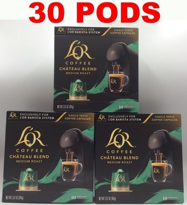 L'OR Coffee Pods Chateau Medium Roast Blend, Single-Serve Aluminum  APR/2026 
