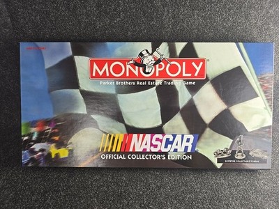 Monopoly NASCAR Official Collector's Edition Parker Brothers Complete 1997 Board