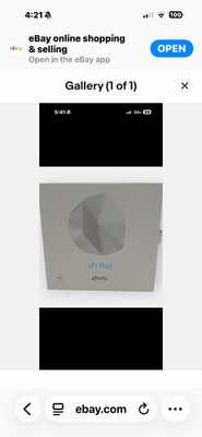 Xfinity XFi Pod XE2-SG WiFi Mesh Range Extender Network White 1-Pack Open Box